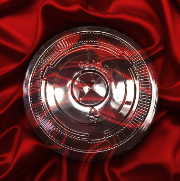 一次性98口径平盖 高透PET奶茶杯盖果汁杯盖