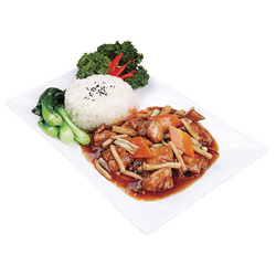 茶树菇鸡腿肉