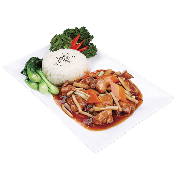 茶树菇鸡腿肉