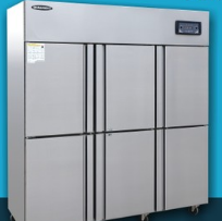 不锈钢六门双温冷柜