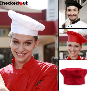  厨师帽咖啡厅西餐厅服务员工作帽