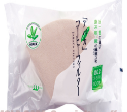 扇形麻制無漂白咖啡濾紙 102