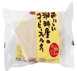 扇型無漂白咖啡濾紙 102
