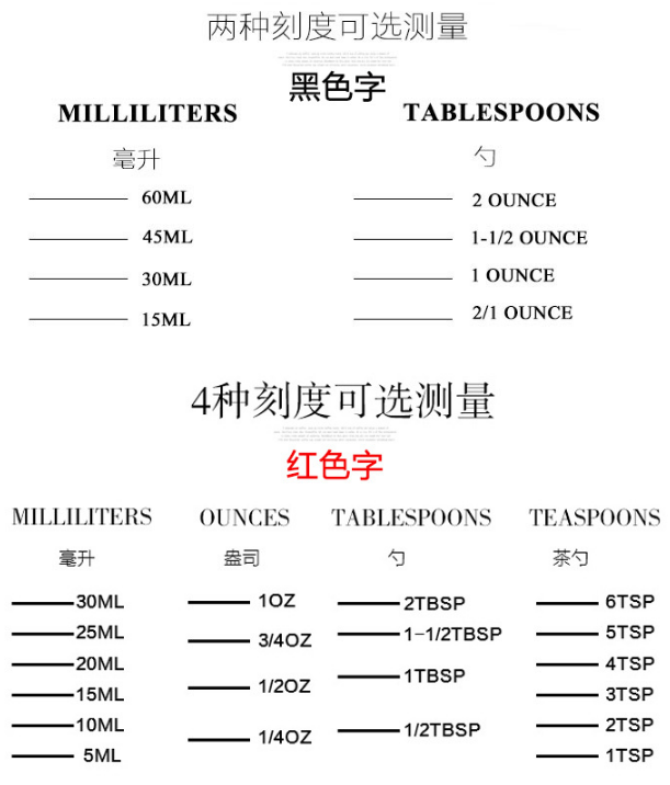 咖啡刻度量杯