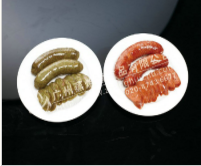 鸡肉蔬菜三色肠