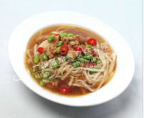 毛豆鸡肉汤面