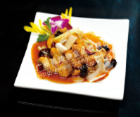 奇香鱼块中餐盘
