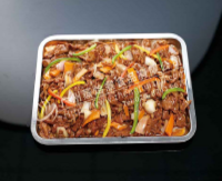 德式香蒜燒汁燴肉片