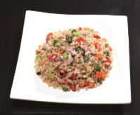 豆豉辣椒肉沫炒飯