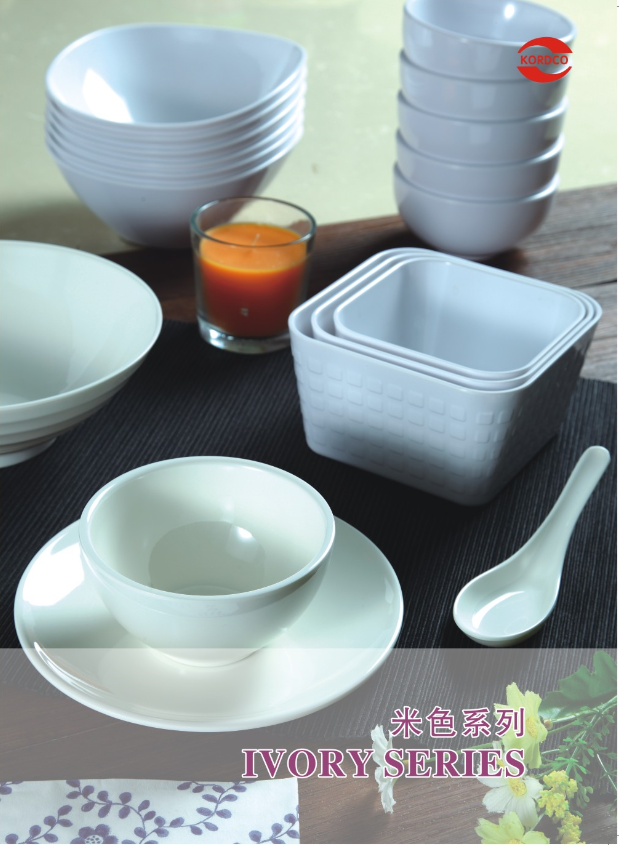 美耐皿米色系列 圆碗 四方碗 儿童饭碗、螺旋碗