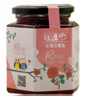 纯蜜坊玫瑰蜜酱500克