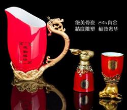 尊上系列 12生肖动物白酒杯子