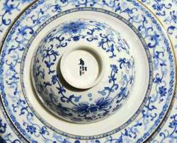 “盛世如意”青花琺瑯彩陶瓷餐具