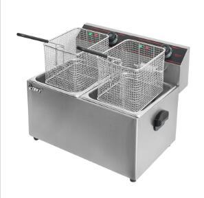 双缸电炸炉8L+8L炸锅