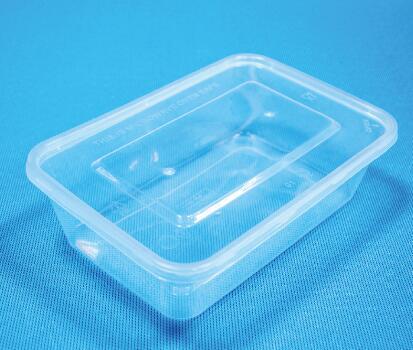  650ml透明方形餐盒