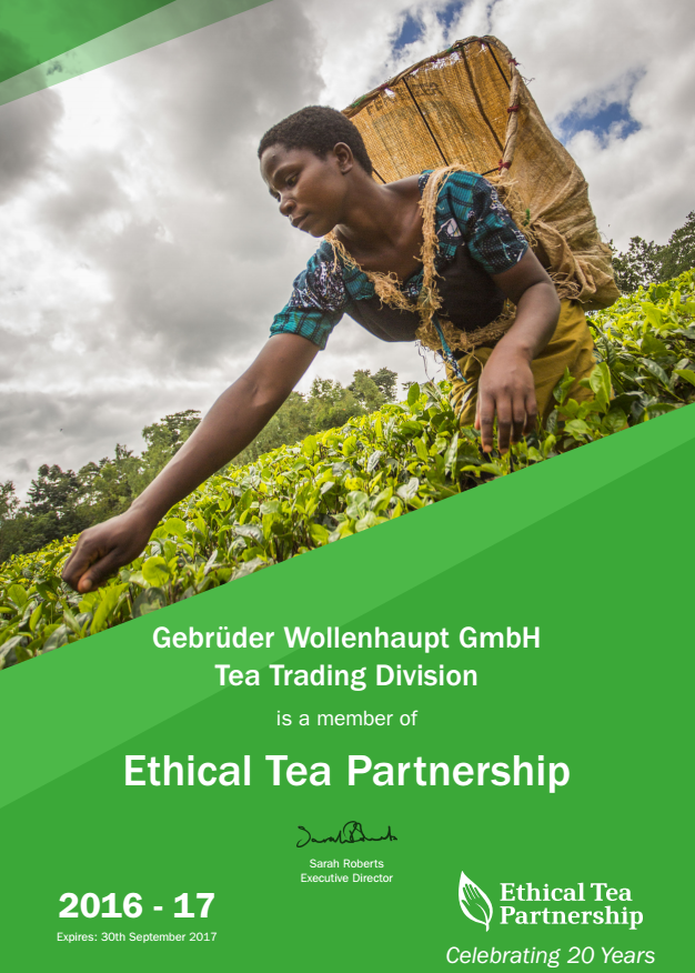 Ethical Tea Partnership - ETP道德茶叶合作联盟认证