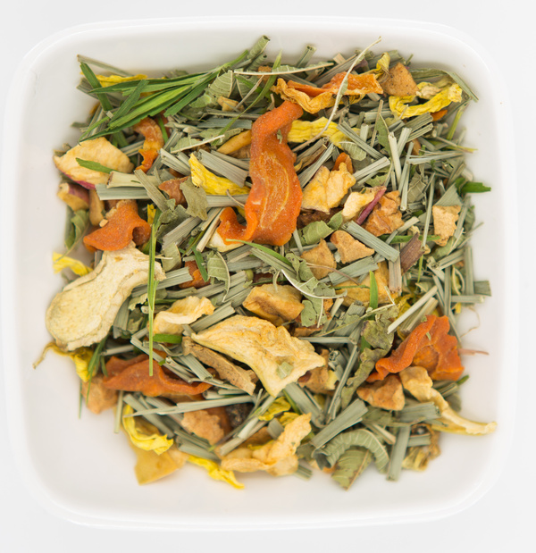 柠檬草干姜水果茶