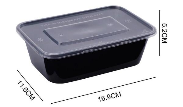 塑料餐盒 750ml长方盒
