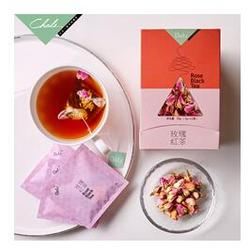三角包 玫瑰红茶