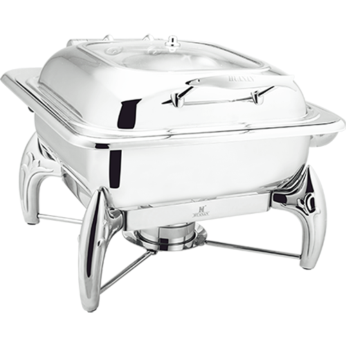 方型机械缓冲式玻璃盖高级餐炉