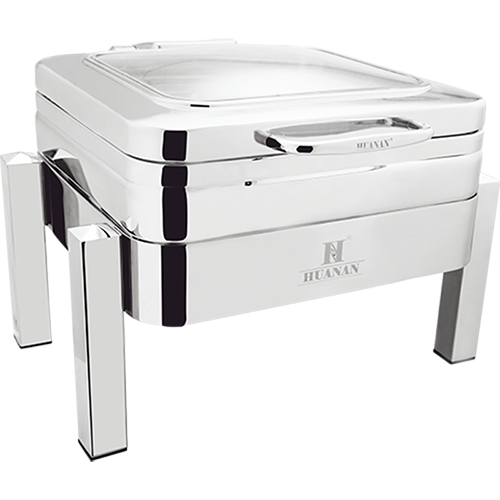 方型液压式玻璃盖高级餐炉