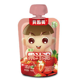 蘋果草莓果汁泥