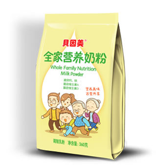 贝因美全家营养甜奶粉