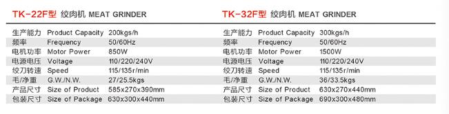 绞肉机 TK-22F