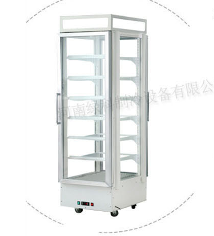 四面玻璃热饮柜