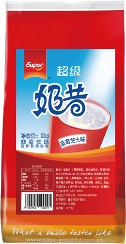 超级蓝莓芝士奶昔