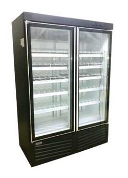 雙門玻璃飲料展示冰箱