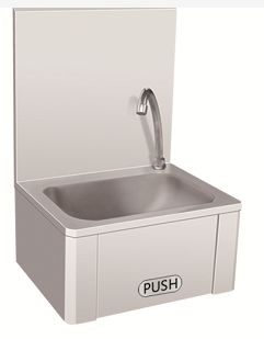 hand sink 膝推式掛墻洗手池