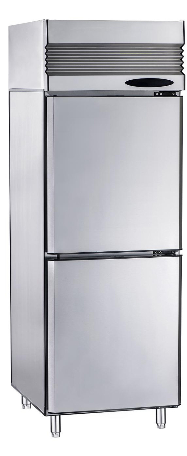 2 solid door upright freezer 