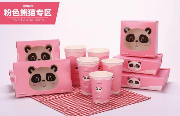 粉色熊猫专区 纸盒