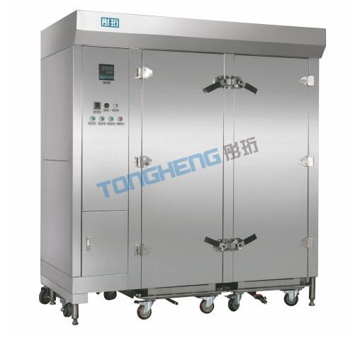 单门16盘推车式蒸蛋糕柜