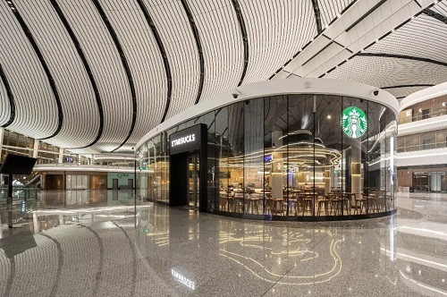 厉害了  星巴克在北京大兴国际机场开设四家门店
