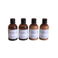 中高端酒店一次性洗護(hù)液體系列塑料瓶裝供應(yīng) 50ml*4