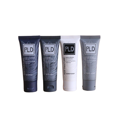 星级宾馆定制酒店客房一次性洗护用品软管包装 30ml*4瓶