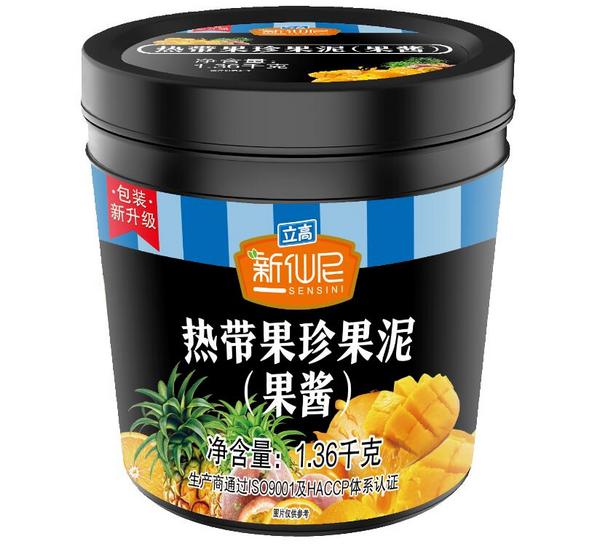 热带果珍果泥罐子