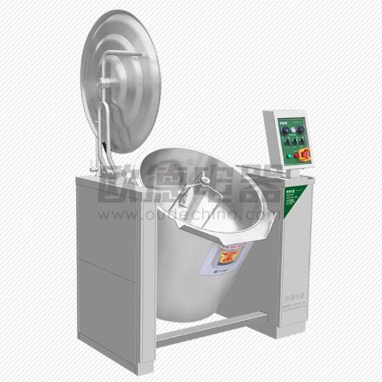 自动可倾下搅拌电热汤锅