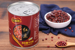 豆?jié)M貫紅豆罐頭