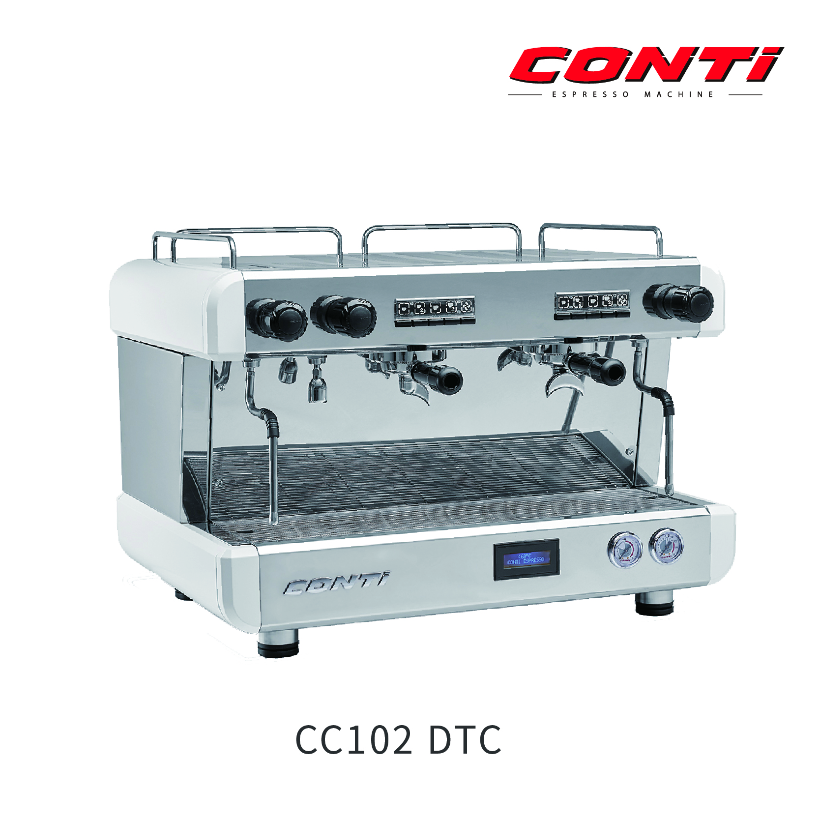 萃茶萃咖啡半自动咖啡机Conti CC101/102 DTC1G/ 2G 白色 