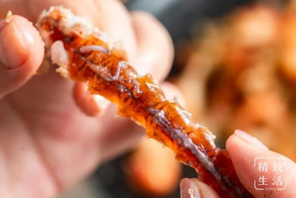 雪碧味的小龙虾，刺身吃法。