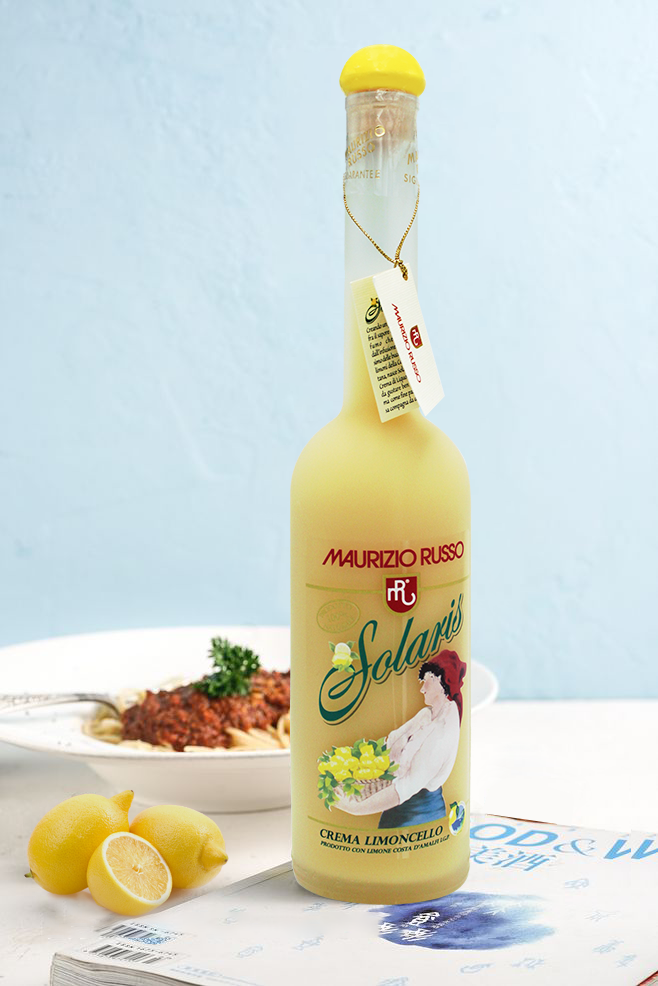 玛利奇奥卢索牌索瑞斯系列柠檬牛奶味配制酒