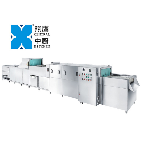 XYDX-750-5S 自动除渣餐具餐盒清洗线