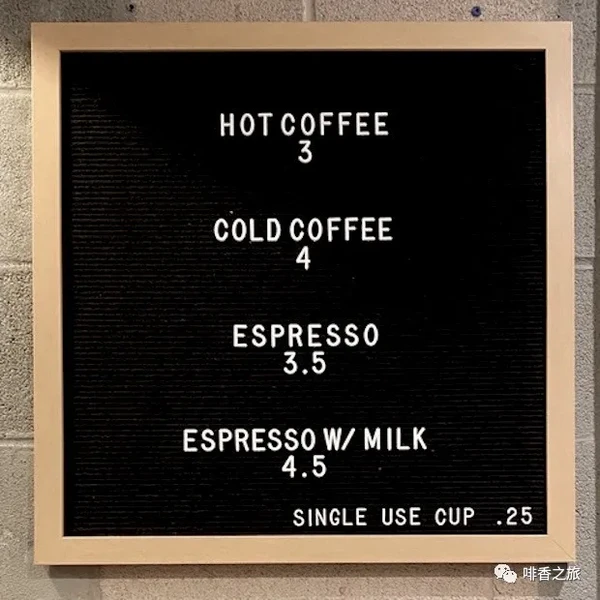 纽约独立先锋咖啡馆Ninth Street Espresso使用一次性纸杯将加收25美分