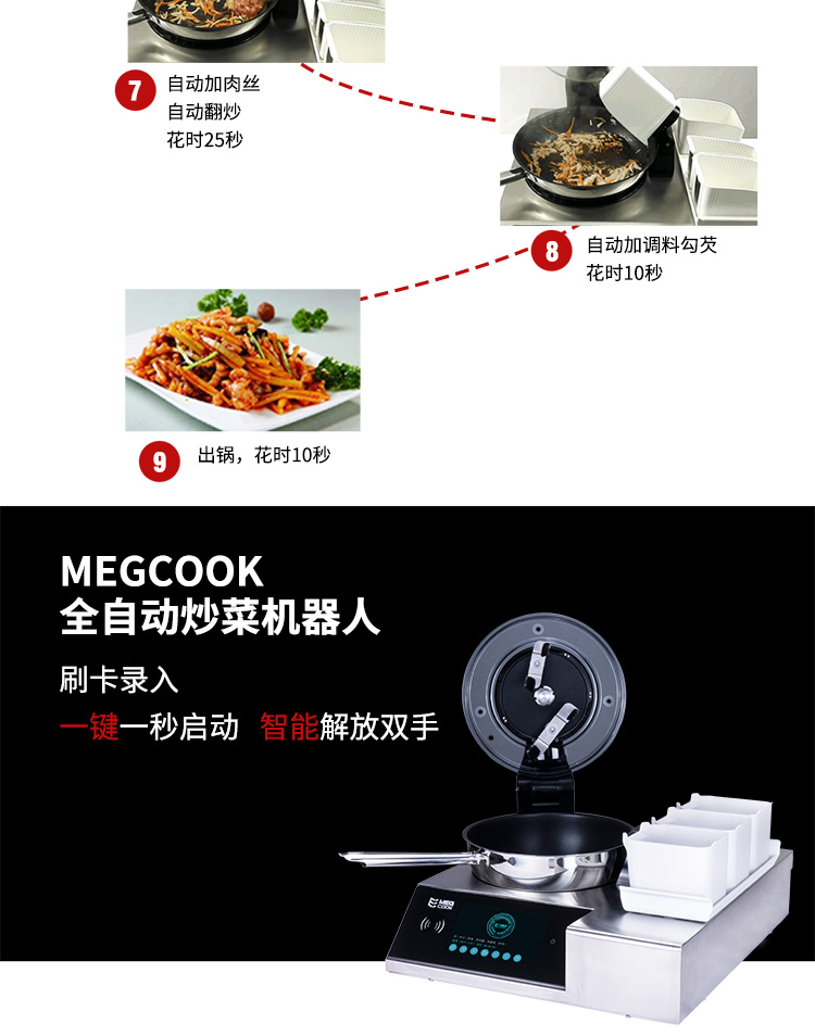 MegCook自动炒菜机-4400w