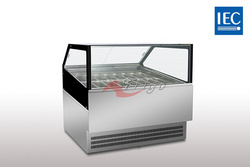 直角冰淇淋雙排展示柜 Square Gelato Showcase with Two Line (FGGSD-12LS)