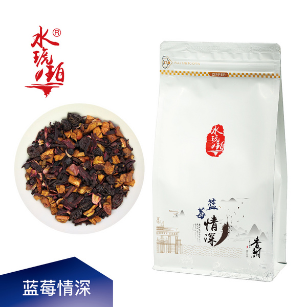 水琥珀 蓝莓情深500g 散装