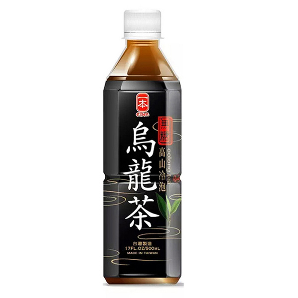 中国台湾一本无糖乌龙茶500ml瓶装